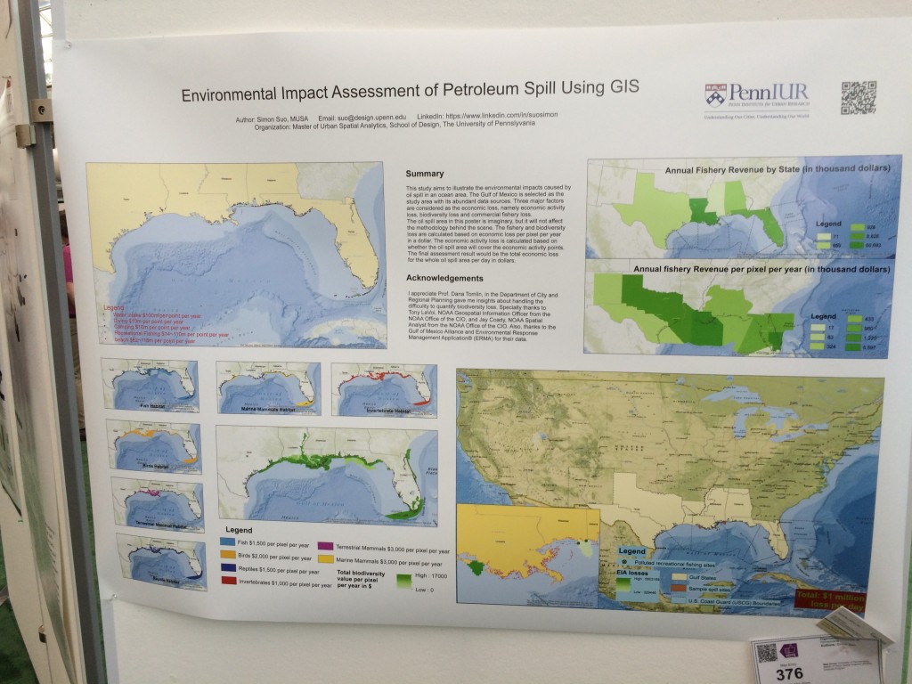 Oil Spill geospatial impacts ESRI 2015
